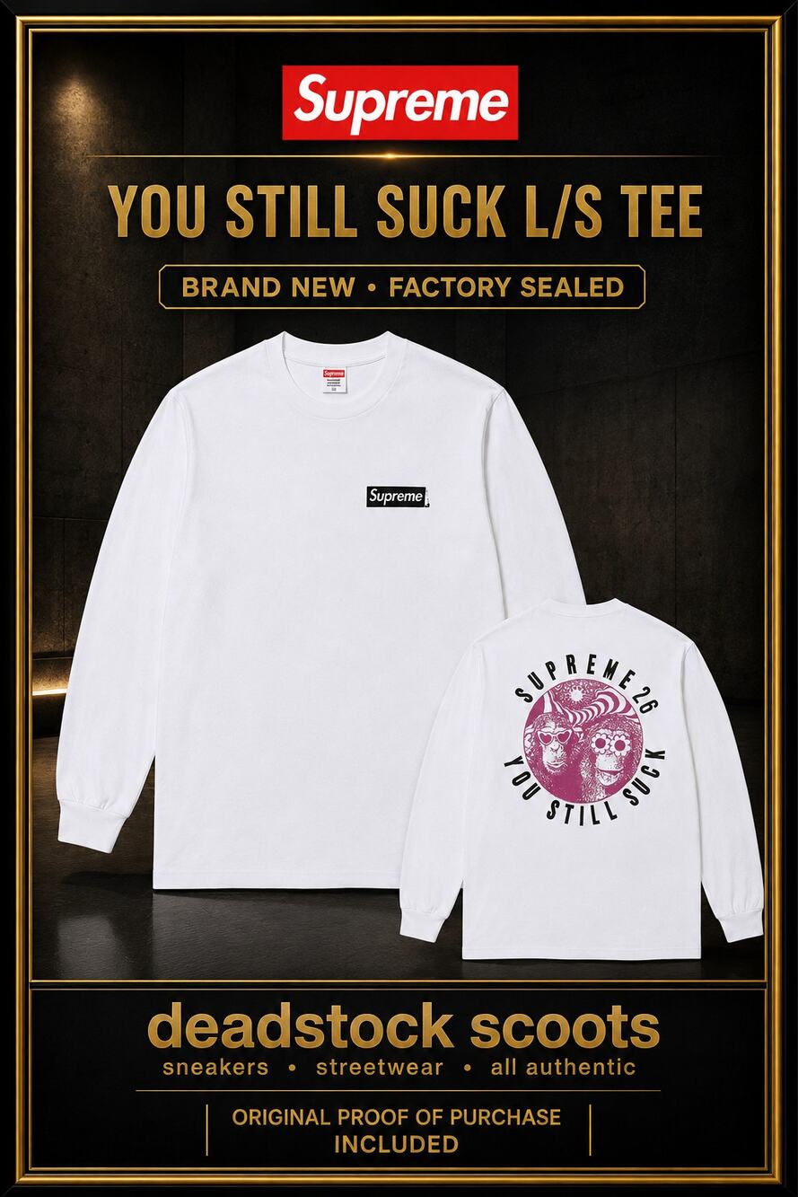 Supreme You Still Suck L/S Tee White XXL Long Sleeve T-Shirt